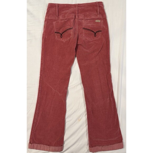 Vintage Y2K Bongo Jeans XTRA Low Rise Corduroy Flare Women 3 Short 90s Mean Girl - Picture 2 of 16
